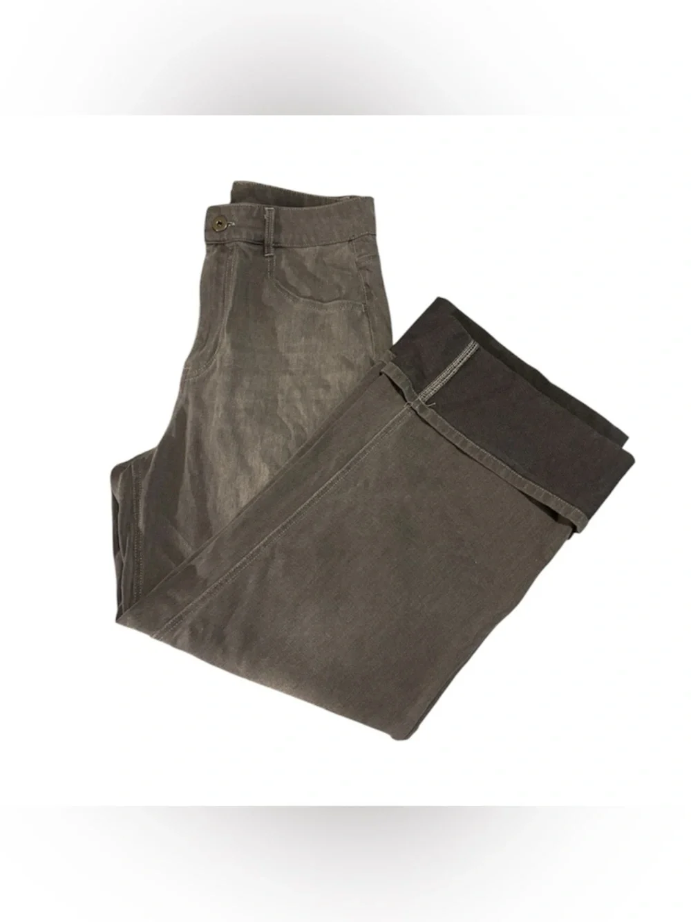 HALARA Women's Ankle Pants in Distressed Black Medium - Picture 1 of 15